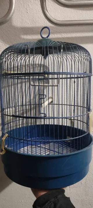 Jaula redonda para pájaros