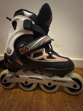 Patines Fila Talla 38 Negro Naranja
