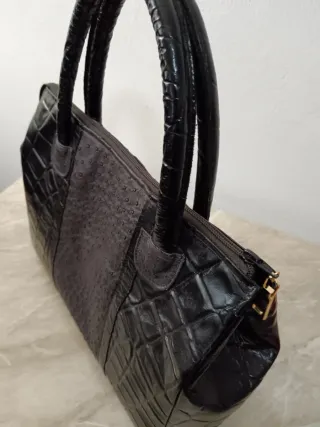 Borsa Brocca Vera Pelle Made in Italy