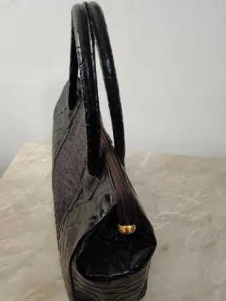 Borsa Brocca Vera Pelle Made in Italy