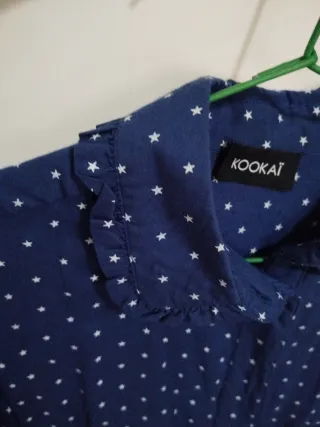 Blusa Kookai azul con estrellas