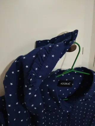 Blusa Kookai azul con estrellas