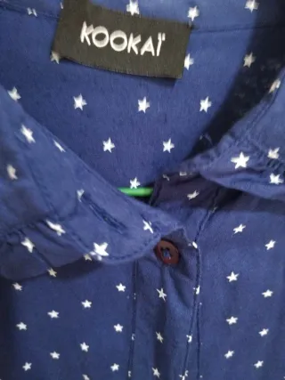 Blusa Kookai azul con estrellas