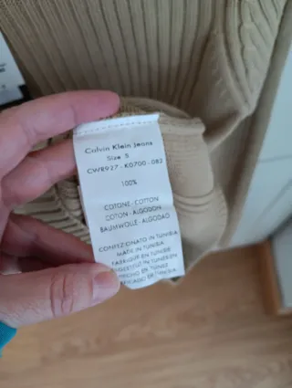 TS mujer CALVIN KLEIN Jersey Beige