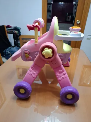 Carrito musical 3 en 1: Carrito, cuna y trona