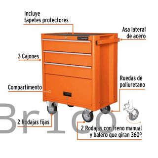 Carro Sin Herramientas 4 Cajones - Truper