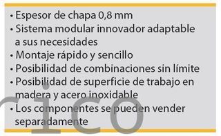 Conjunto Taller 7 Módulos S/Inox Alyco