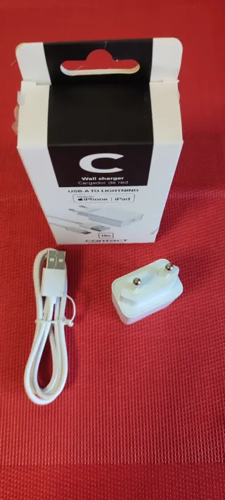 Cargador USB-A a Lightning 10W
