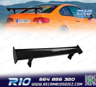 ALERON SPOILER BMW E46 CABRIO 03-07 LOOK GTS NEGRO BRILLO
