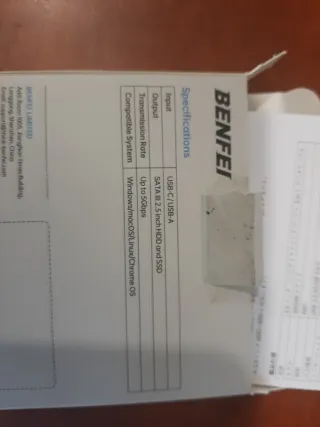 Caja disco duro BENFEI