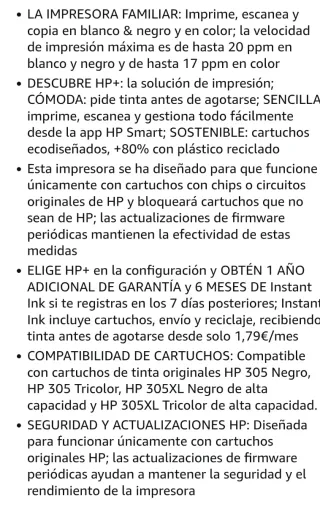 Impresora HP Envy 6020e Multifunción