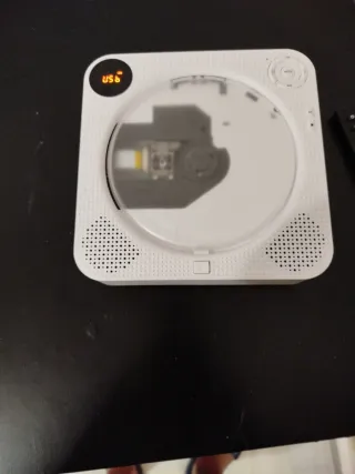 Reproductor CD Radio Bluetooth Aux Blanco