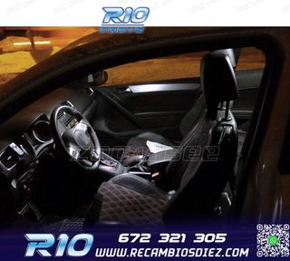 KIT 10 BOMBILLAS LED INTERIOR ACCESORIOS DE ASIENTO PARA SEA