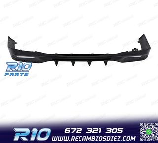 DIFUSOR MERCEDES W206 AMG 21- LOOK C43 + COLAS ESCAPE NEGRO