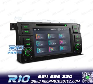 RADIO GPS ANDROID 14 BMW E46 4GB RAM 64GB ROM DVD