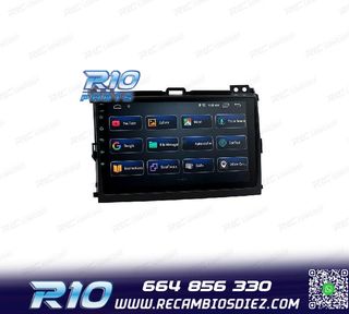 RADIO GPS ANDROID 12 PARA TOYOTA LAND CRUISER 02-09
