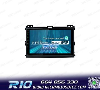 RADIO GPS ANDROID 12 PARA TOYOTA LAND CRUISER 02-09