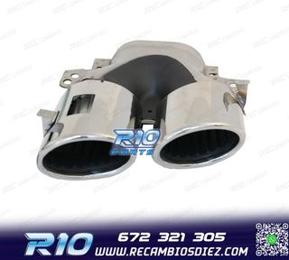 COLAS DE ESCAPE MERCEDES GLE W167 19- LOOK GLE53 CROMO