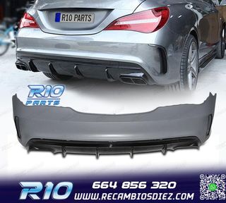 PARAGOLPES TRASERO MERCEDES CLA W117 C117 13-19 LOOK 45 AM