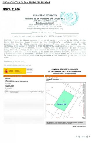 Terreno en venta en San Pedro del Pinatar en San Pedro del Pinatar