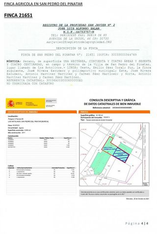 Terreno en venta en San Pedro del Pinatar en San Pedro del Pinatar
