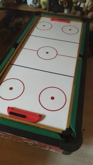 Mesa de multijuegos: futbolín, billar y mucho más