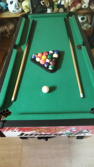 Mesa de multijuegos: futbolín, billar y mucho más