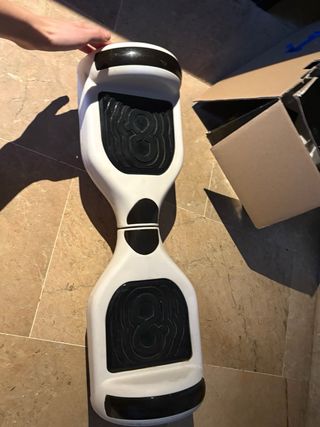 Hoverboard Skate Flash Blanco