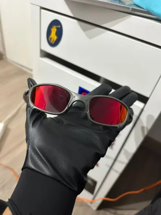 Gafas Juliet Grises Rojas