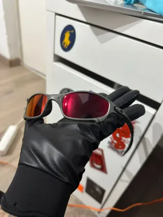 Gafas Juliet Grises Rojas