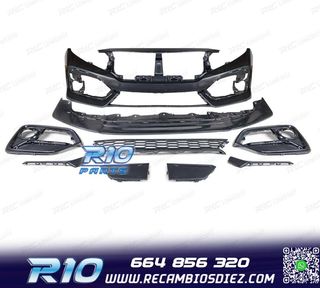 PARAGOLPES DELANTERO HONDA CIVIC 16- LOOK NEW SI