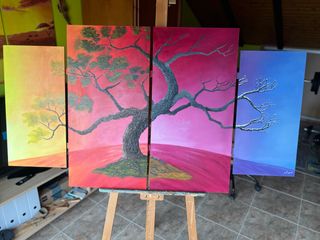 Cuadro árbol 4 estaciones