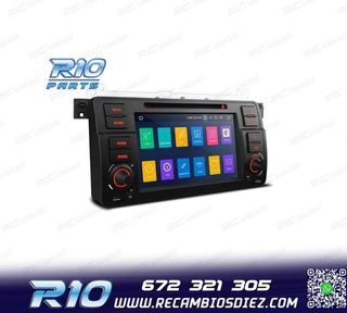 RADIO GPS ANDROID 13 BMW SERIE 3 E46 PANTALLA TÁCTIL 7"