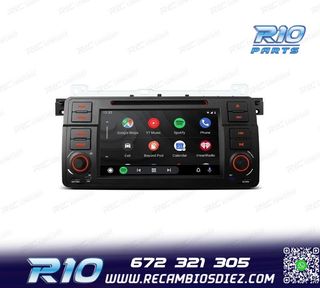 RADIO GPS ANDROID 13 BMW SERIE 3 E46 PANTALLA TÁCTIL 7"