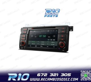 RADIO GPS ANDROID 13 BMW SERIE 3 E46 PANTALLA TÁCTIL 7"