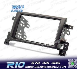 MARCO NEGRO RADIO 2-DIN PARA SUZUKI