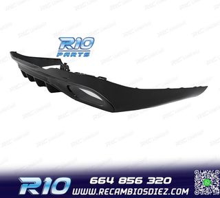 DIFUSOR MERCEDES W206 AMG 21- LOOK C43 + COLAS ESCAPE CROMO