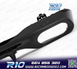 DIFUSOR MERCEDES W206 AMG 21- LOOK C43 + COLAS ESCAPE CROMO