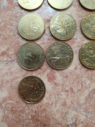 Monedas Disney Paris