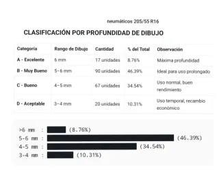 Lote Neumáticos 205/55 R16