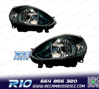 FAROS PARA FIAT PUNTO EVO 09- FONDO NEGRO