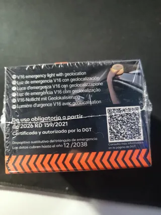 Baliza V16 conectada DGT Geolocalizable