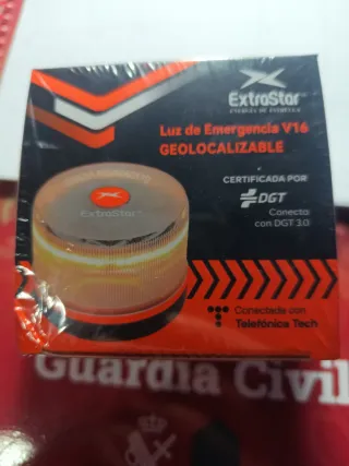 Baliza V16 conectada DGT Geolocalizable