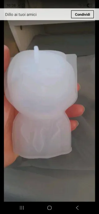 Stampo silicone bambino portapianta