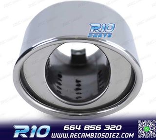 COLA ESCAPE UNIVERSAL ACERO INOX OVALADO 88MM