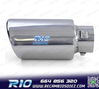 COLA ESCAPE UNIVERSAL ACERO INOX OVALADO 88MM