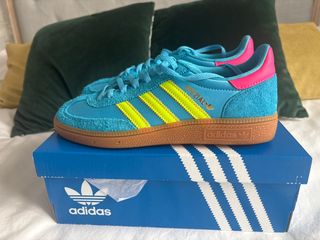 Adidas Handball Spezial Talla 38.5 Azul/Rosa