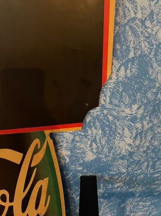 Cartel Coca-Cola Botella Publicitario