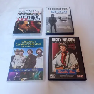 DVDs Clásicos, comedia, western, Música conciertos