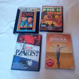 DVDs Clásicos, comedia, western, Música conciertos